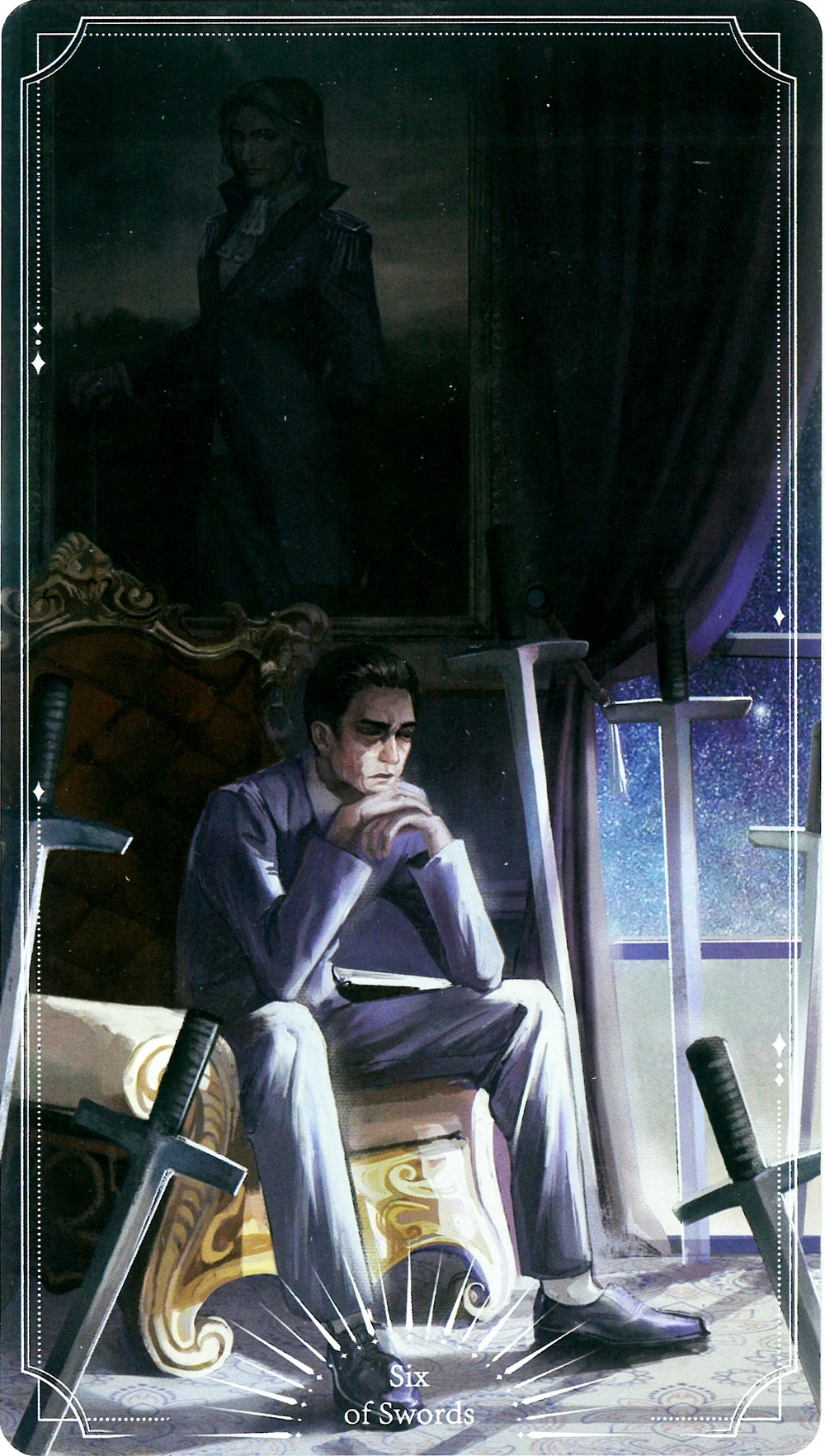 **Dorian Gray Abraham ponders the murmuring curse of the Abraham Family**