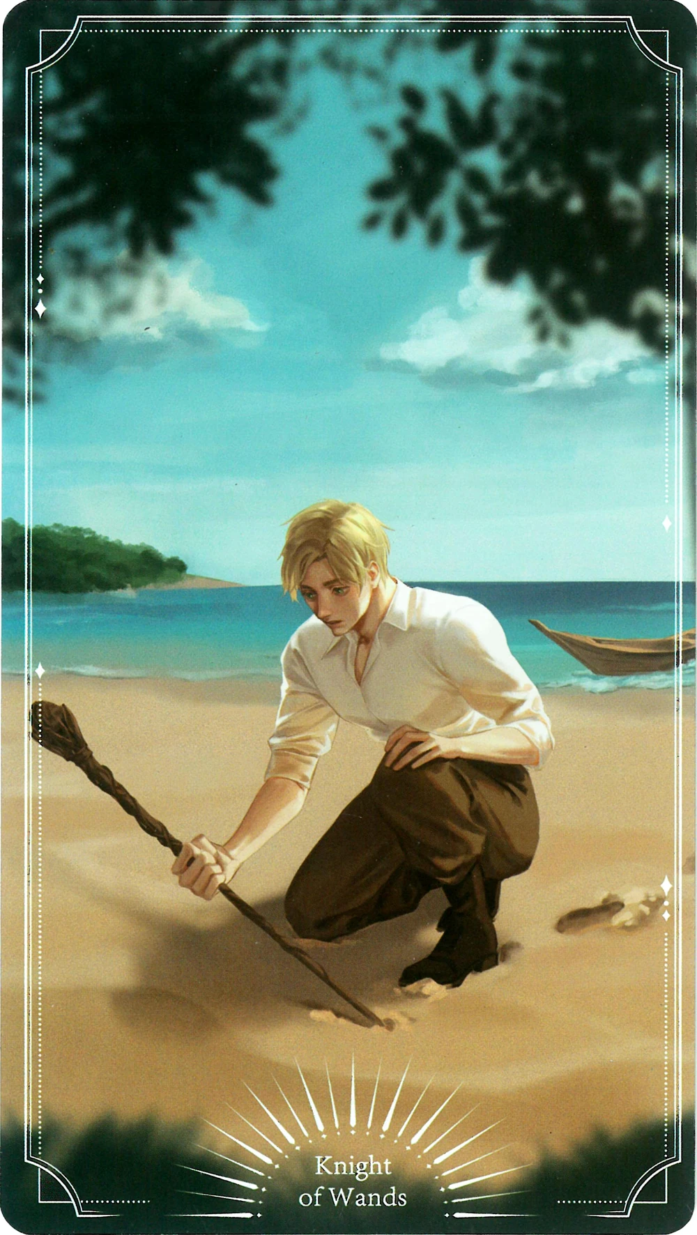 **Anderson in search of treasures on an island out in the sea.**