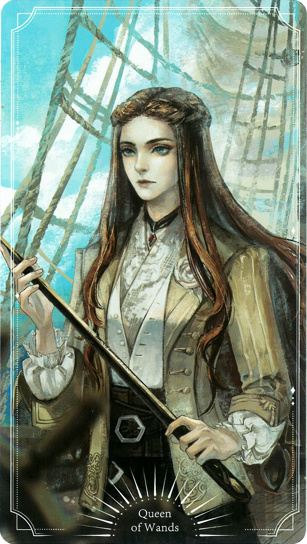 **Edwina Edwards on her ship, the Golden Dream.**