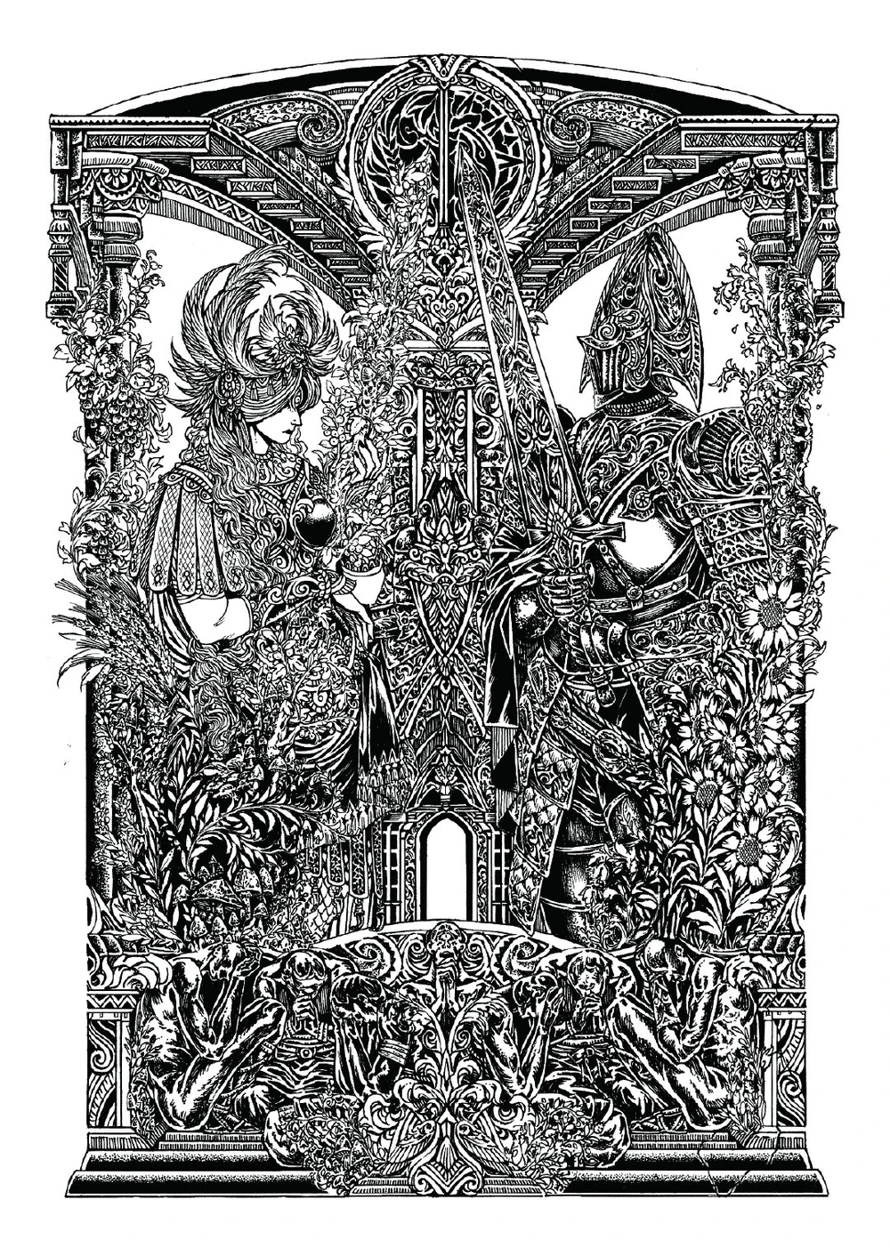 **Goddess of Harvest Omebella and God of Dawn Badheil.**