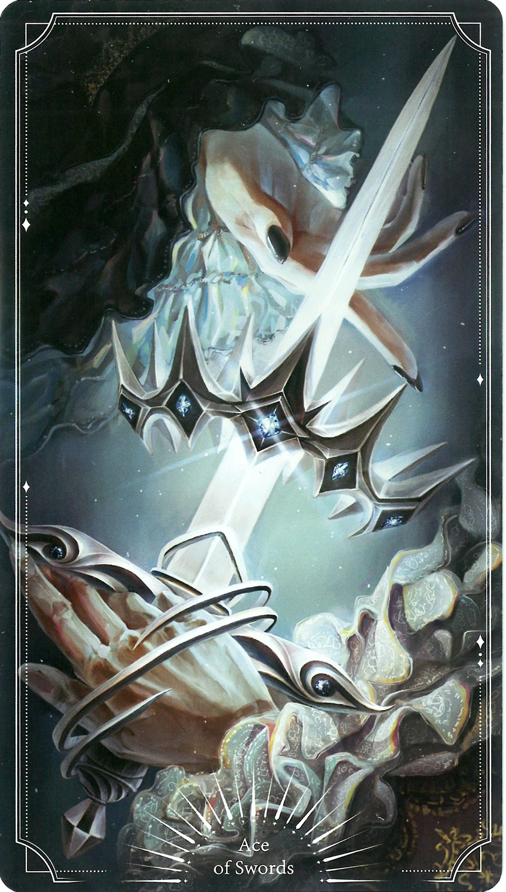 **Demoness Sect hands a Black Emperor's sword and crown to a member of the Augustus Family.**